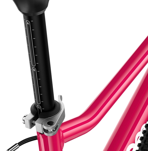 Woom Go 3 16" Hot Pink 5,7kg, 4-6 år, 105-120cm 