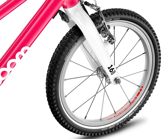Woom Go 3 16" Hot Pink 5,7kg, 4-6 år, 105-120cm 