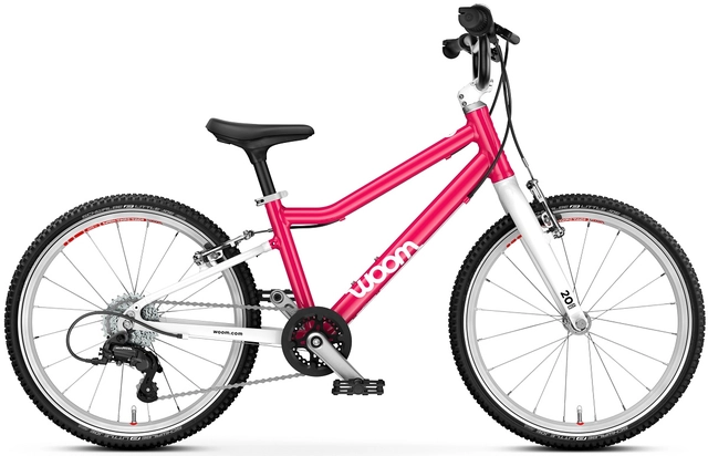 Woom Go 4 20" Hot Pink 7,8kg, 6-8 år, 115-130cm 