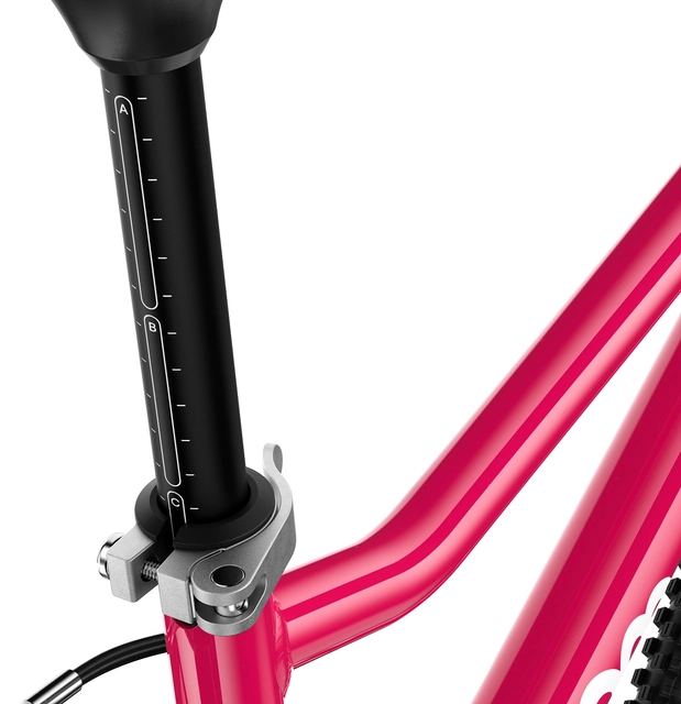 Woom Go 4 20" Hot Pink 7,8kg, 6-8 år, 115-130cm 
