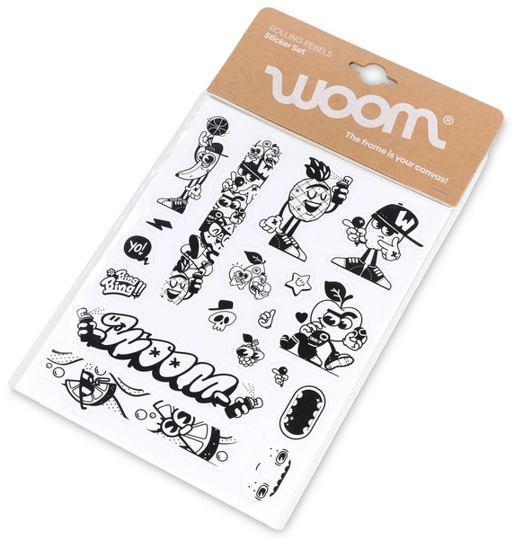 Woom Stickers Rolling Rebels
