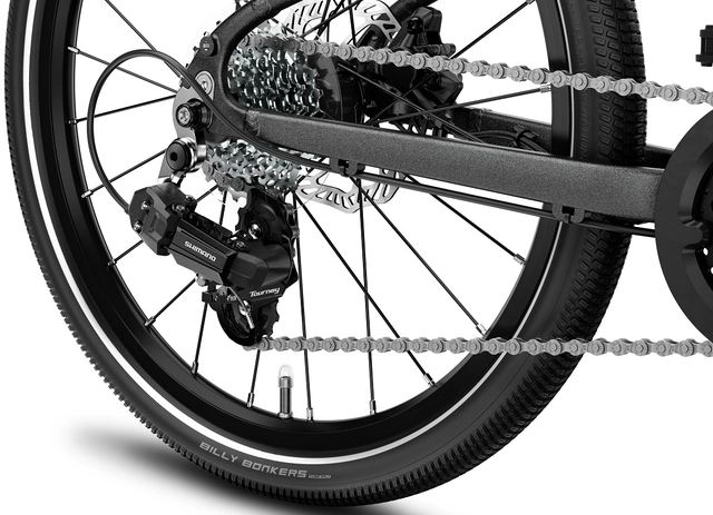 Woom Explore 4 20" Magnetic Blue 7,8kg, 6-8 år, 115-130cm 