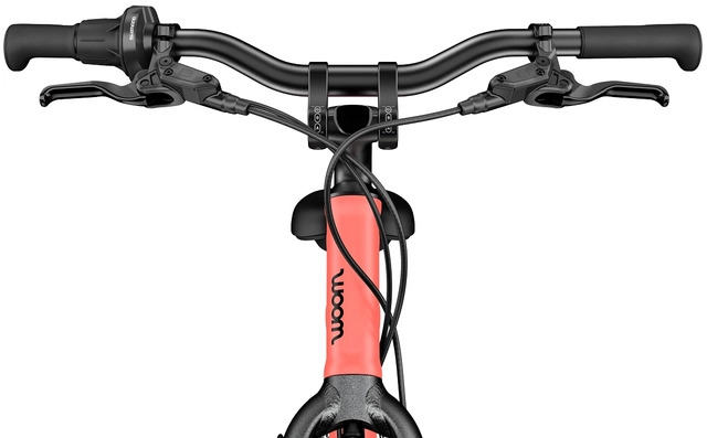 Woom Explore 4 20" Neon Coral 7,8kg, 6-8 år, 115-130cm 