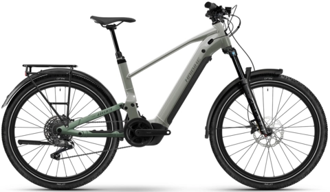 Haibike Adventr 4 27,5",Grey/Bamboo Green, BCXP, 600Wh