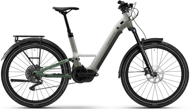 Haibike Adventr 4 mono M 27,5",Grey/Bamboo Green, BCXP, 600Wh 