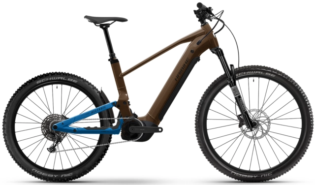 Haibike AllTrail 6 L 29"/27.5", Leather/Blue, BCXK, 800Wh 