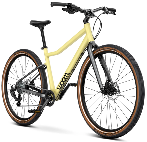 Woom Explore 6 26" Mellow Yellow LTD EDT 9,3kg, 10-14 år, 140-165cm
