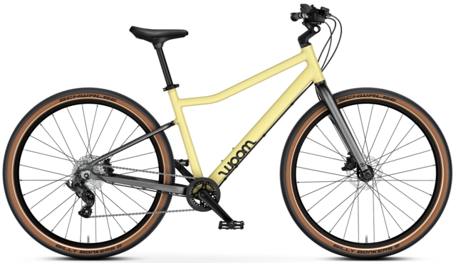 Woom Explore 6 26" Mellow Yellow LTD EDT 9,3kg, 10-14 år, 140-165cm 