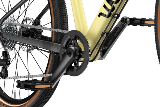 Woom Explore 6 26" Mellow Yellow LTD EDT 9,3kg, 10-14 år, 140-165cm 