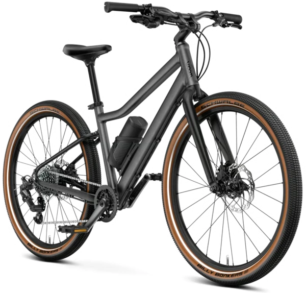 Woom Explore E 5 24" Graphite Grey 13,1kg, 7-11 år, 125-145cm