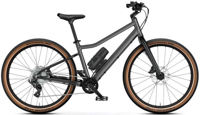 Woom Explore E 5 24" Graphite Grey 13,1kg, 7-11 år, 125-145cm 
