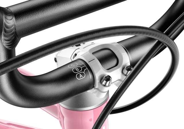 Woom Go 3 16" Powder Pink 5,7kg, 4-6 år, 105-120cm 