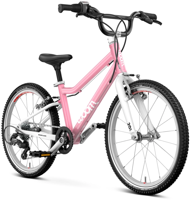 Woom Go 4 20" Powder Pink 7,8kg, 6-8 år, 115-130cm 