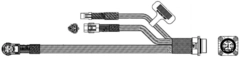 Simplo batterikabel for Shimano DU Husqvarna HC2/HC5