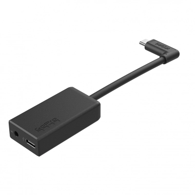 GoPro Pro 3.5mm Mic Adapter HERO13/12/11/10/9/8/7/6/5 Black/Session 