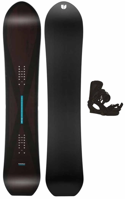 United Shapes Cadet m/binding All Mountain/Freeride - Herre 