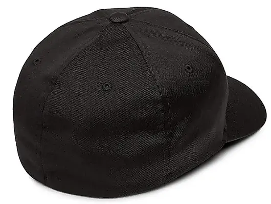 Volcom Full Stone Flexfit Hat Black - S/M 