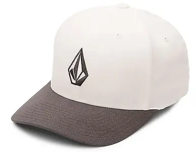 Volcom Full Stone Flexfit Hat Dirty White