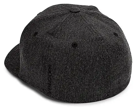 Volcom Full Stone HTHR Flexfit Hat Charcoal Heather - S/M 