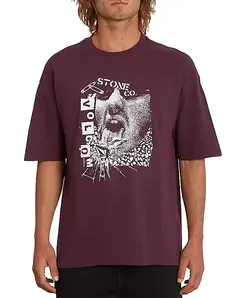 Volcom Safetytee Loose SS Tee Mulberry