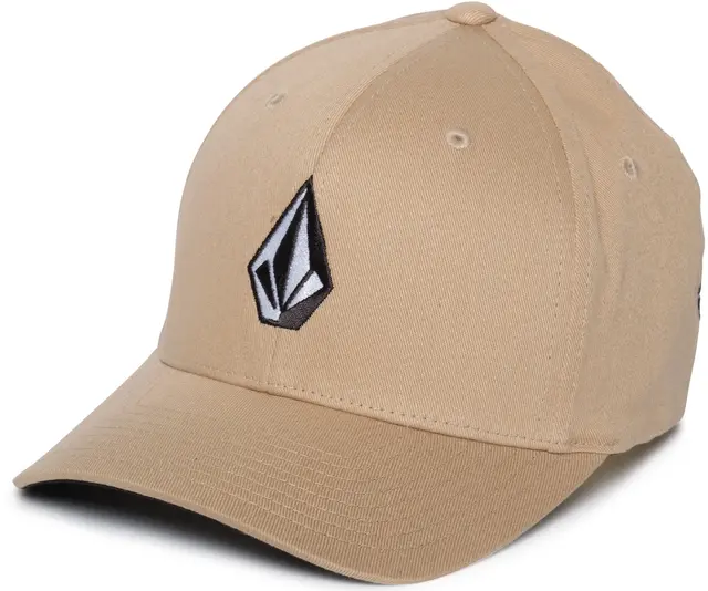 Volcom Full Stone Flexfit Hat Khaki - S/M 