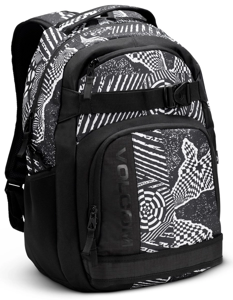 Volcom Everstone Skate Backpack Black/White - One Size