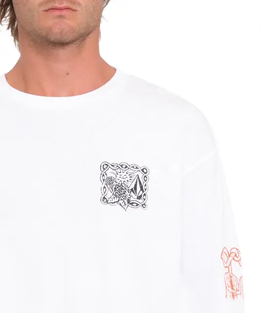 Volcom FA Keutchi LS Tee White - M 