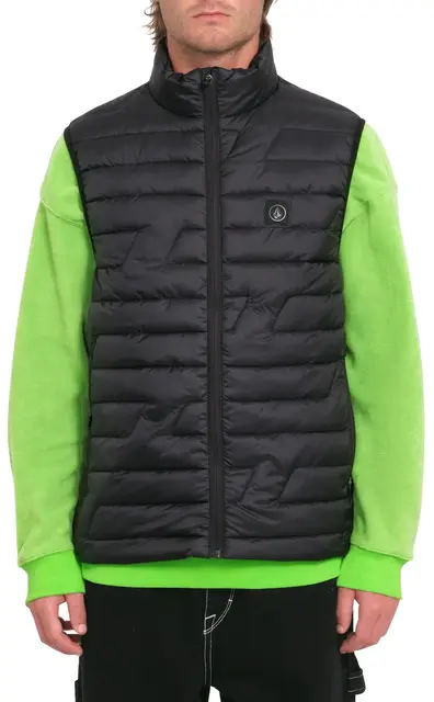 Volcom Weestone Puff Vest Black - L 