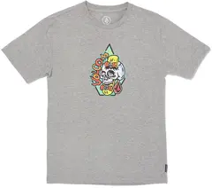 Volcom Skullskate Heather SS Tee Heather Grey - XL/14&#229;r