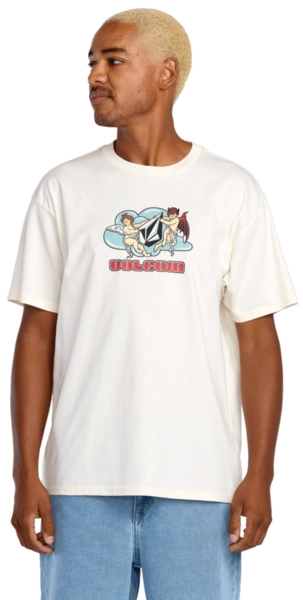 Volcom Cherubs SS Tee Off White