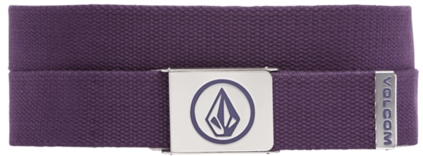 Volcom Circle Web Belt Dark Purple