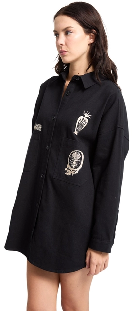 Volcom FA Vaderetro Dress Black - L 