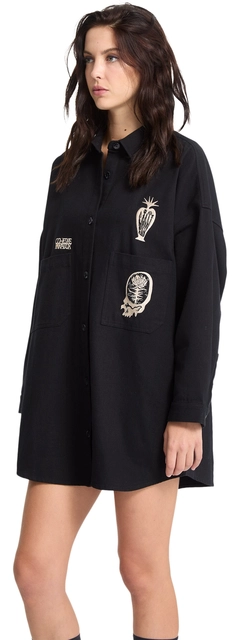 Volcom FA Vaderetro Dress Black - L 