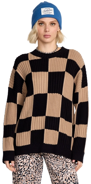 Volcom Tripnotic Sweater Black Combo - L 