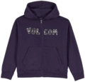 Volcom Watanite Zip Dark Purple - M/10år