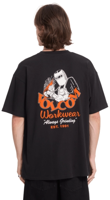 Volcom Always Grinding SS Tee Black - L 