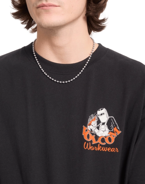 Volcom Always Grinding SS Tee Black - L 