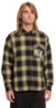 Volcom FA Ozzy Plaid LS Mustard - L