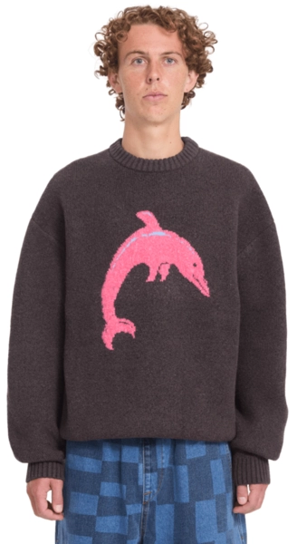 Volcom FA Ozzy Sweater Dolphin Raisin
