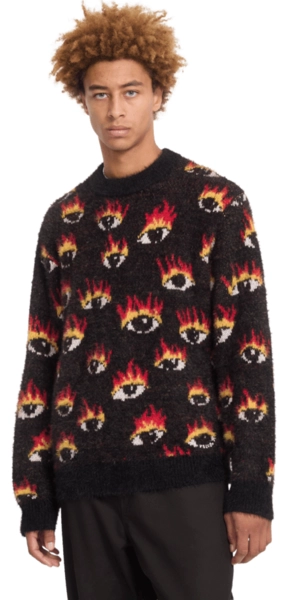 Volcom FA Ozzy Sweater Eyes Black