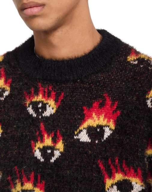 Volcom FA Ozzy Sweater Eyes Black - L 