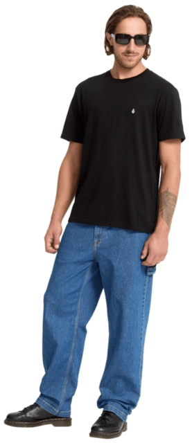 Volcom Stone Blanks Basic SS Tee Black - L 