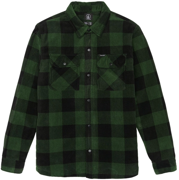 Volcom Bowered Fleece LS Dark Pine