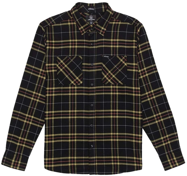 Volcom Netastone Flannel LS Black