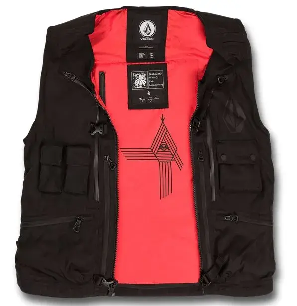 Volcom Iguchi Slack Vest New Black - S 