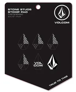 Volcom Stone Studs Stomp Pads Black - One Size
