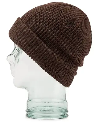 Volcom Sweep Lined Beanie Brown - One Size 