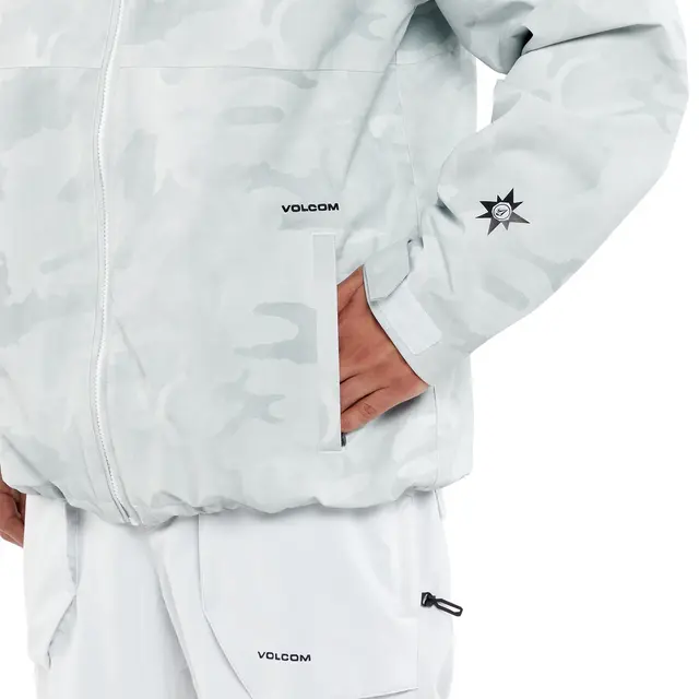 Volcom 2836 Ins Jacket White Camo - XL 