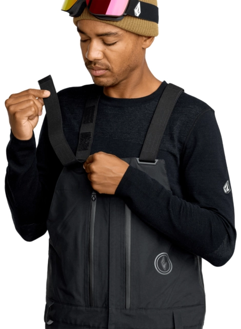 Volcom Anyox Gore-Tex Pro Shell Bib Black - L 