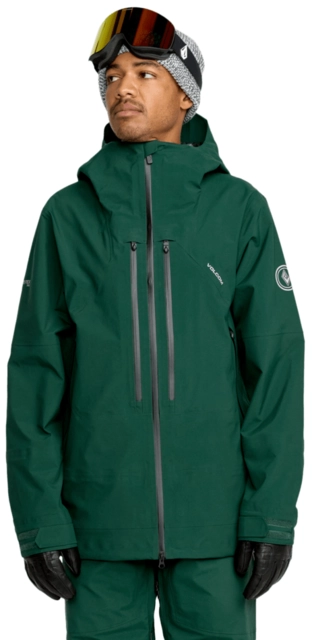 Volcom Anyox Guide Gore Pro Shell Jkt Black Green - M 